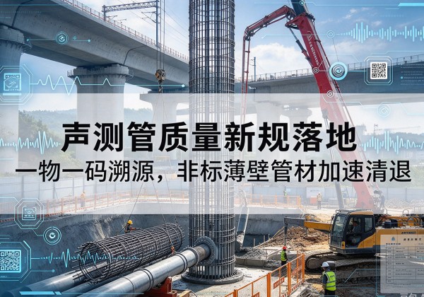 楚雄声测管质量新规落地，一物一码溯源，非标薄壁管材加速清退