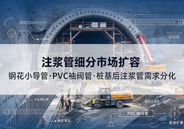 楚雄注浆管细分市场扩容，隧道钢花小导管、PVC 袖阀管、桩基后注浆管需求分化